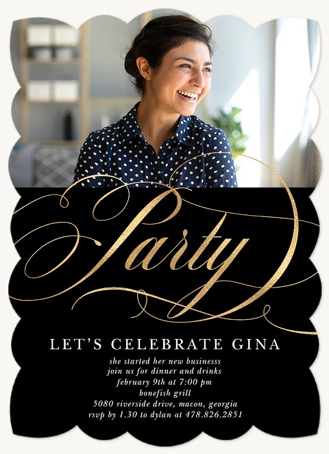 Celebratory Dinner & Cocktail Party Invitations