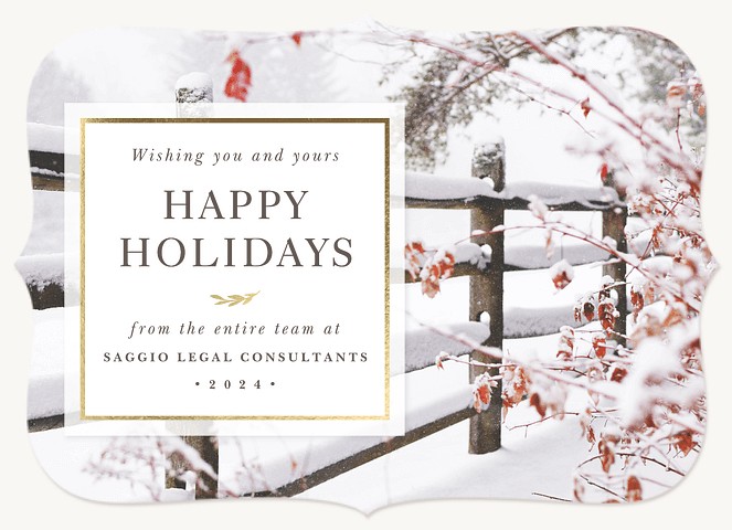 Country Lane Business Holiday Cards