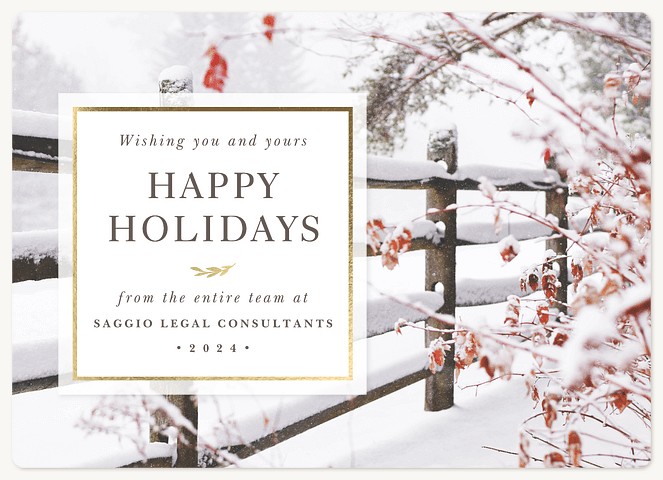 Country Lane Holiday & Christmas Magnet Cards