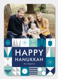 Modern Hanukkah Card