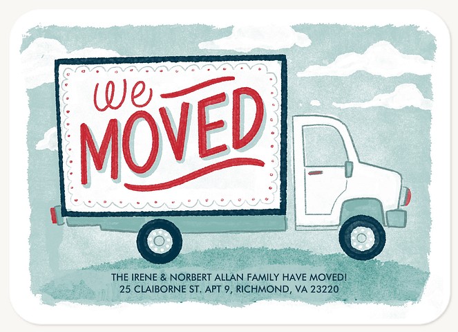 Moving Truck Moving Announcements