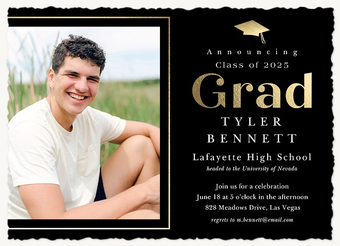 Honorable Grad Graduation Invitations