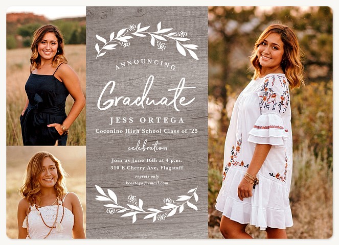 Rustic Branches Graduation Cards