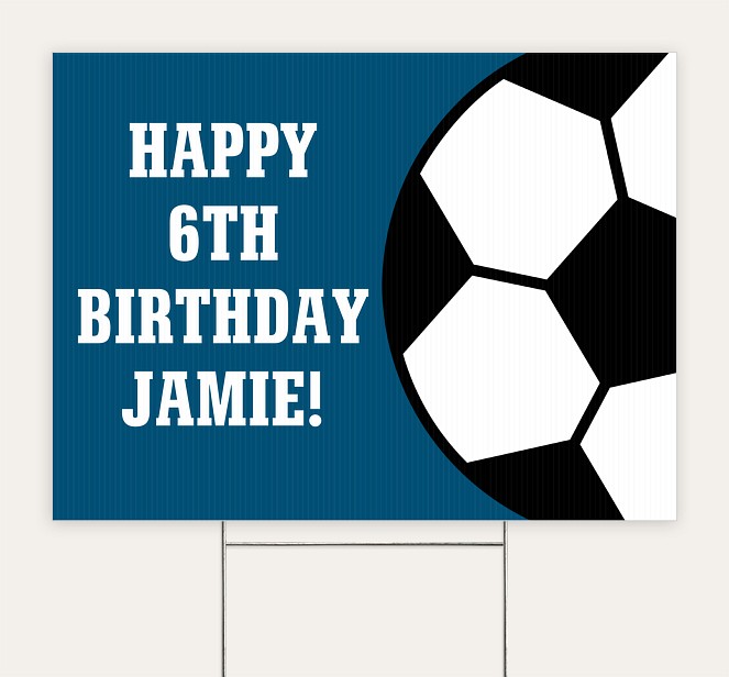 Soccer Custom Yard Signs