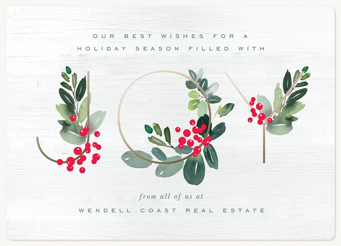 Woodland Joy Holiday & Christmas Magnet Cards