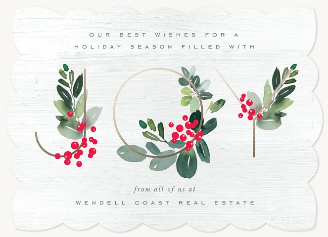 Woodland Joy Business Holiday Cards