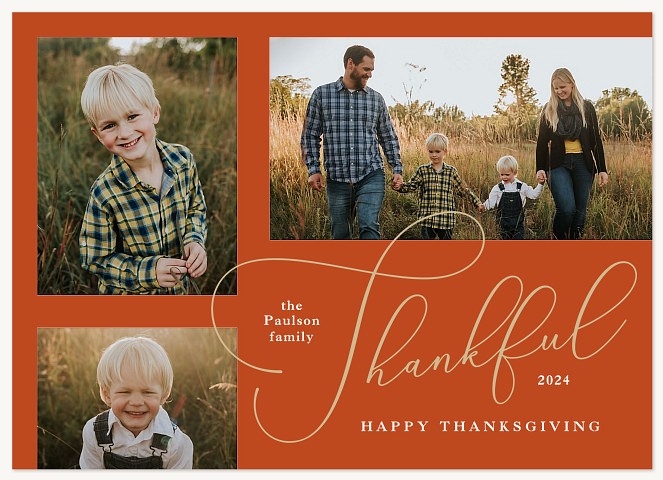 Pumpkin Spice Thanksgiving Cards