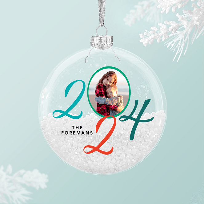 Big Year Personalized Ornaments