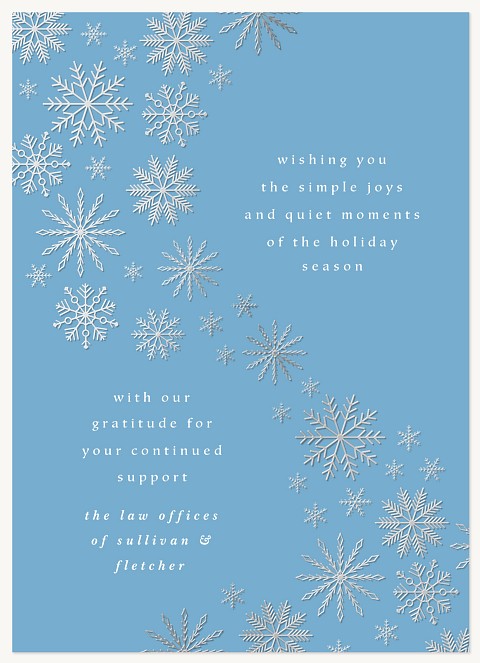 Simply Snow Business Holiday Cards