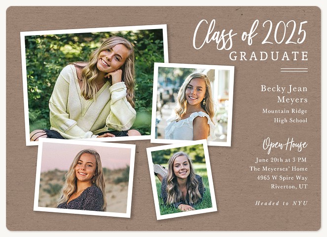 Kraft Memories Graduation Cards