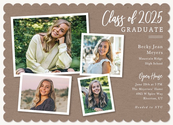 Kraft Memories Graduation Cards