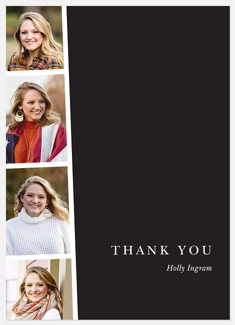 Noir Filmstrip Thank You Cards 