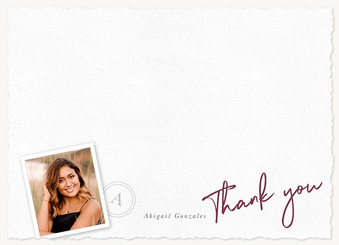 Initial Impression Thank You Cards 