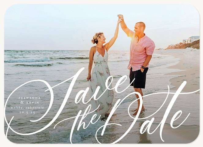 Inspired Save the Date Cards