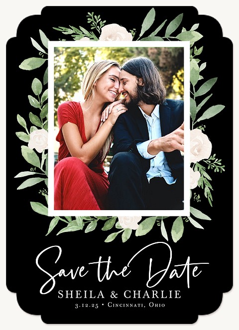 Graceful Blooms Save the Date Cards