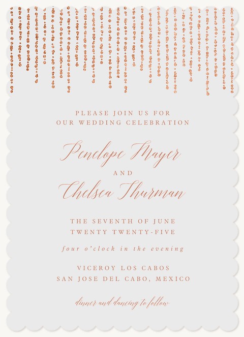 Light Strands Wedding Invitations