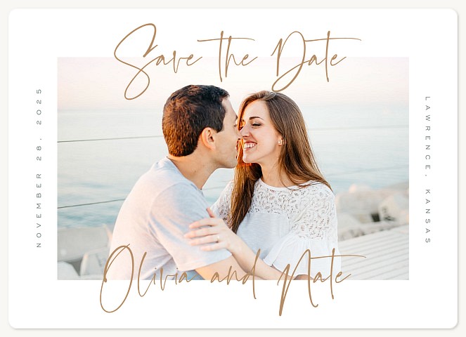 Simply Timeless Save the Date Magnets