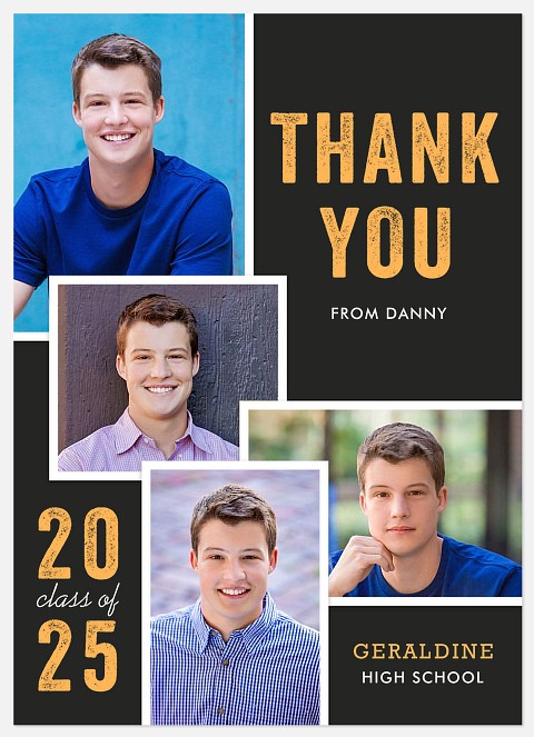 Preppy Album Thank You Cards 