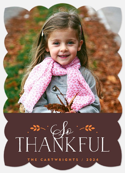 Harvest Boughs Thanksgiving Cards