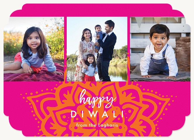 Fun & Bright Diwali Holiday Cards