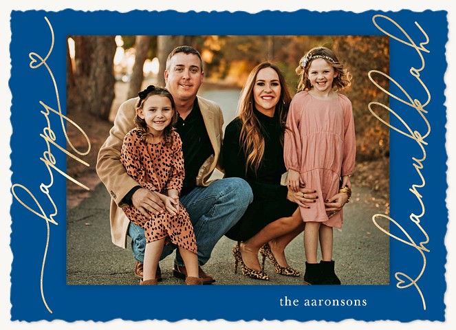 Side Script Hanukkah Cards