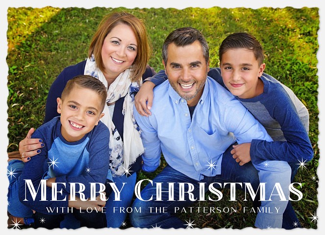 Simply Ornate Holiday Photo Cards