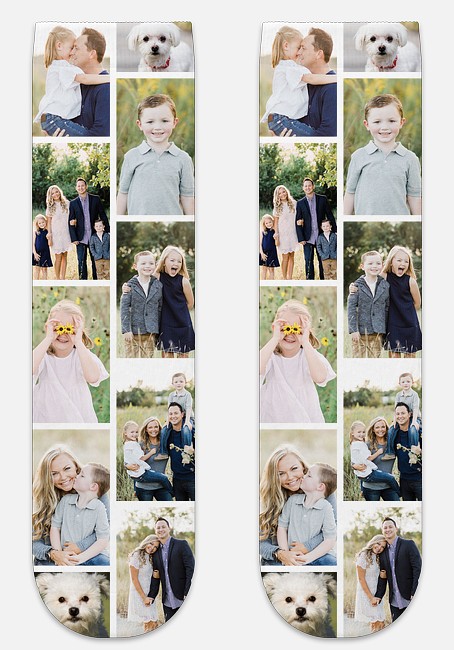 Photo Collage Custom Socks