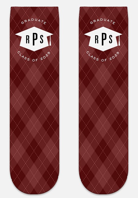 Argyle Cap Custom Socks