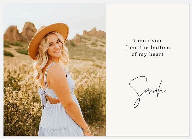 Successful Scholar Graduation Thank You Cards