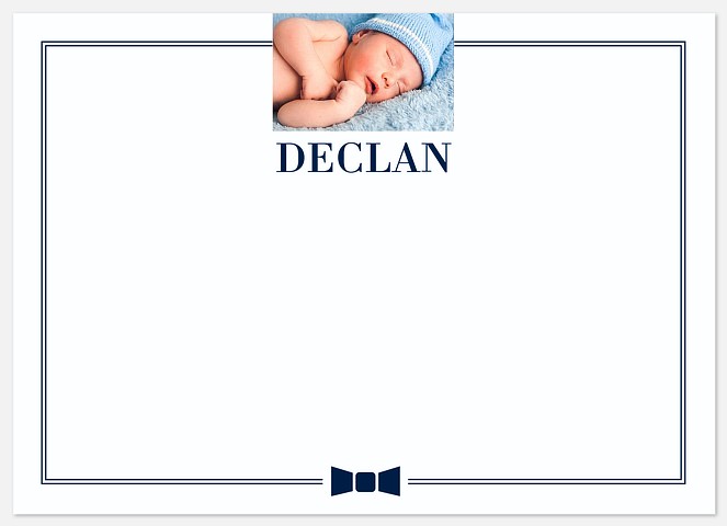 Preppy Little One Thank You Cards for Babies