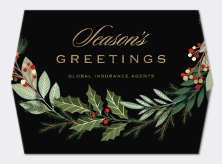Gilded Berries Card