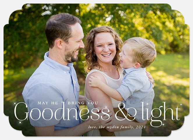 Goodness & Light Holiday Photo Cards