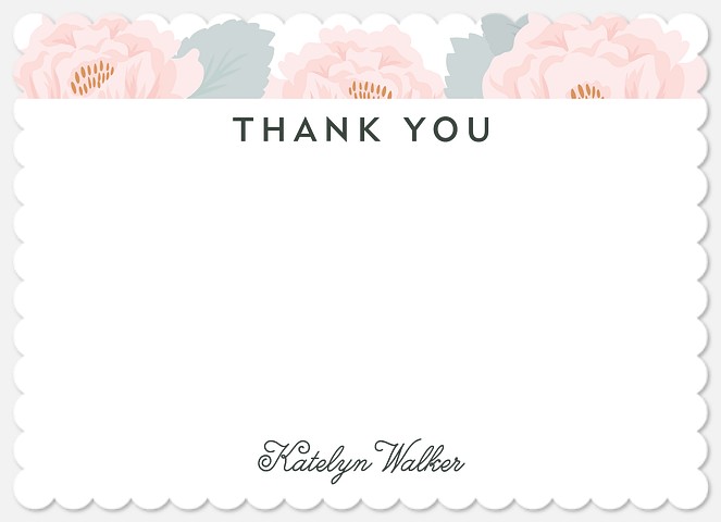 Spring Bouquet Thank You Cards 