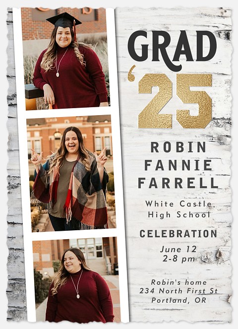 Aspen Trio Graduation Cards