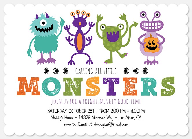 Googly-Eyed Bash Halloween Photo Cards