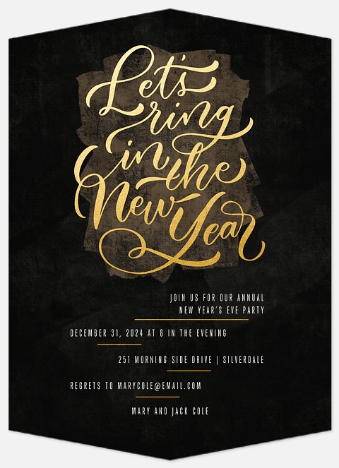 Ring It In Holiday Party Invitations