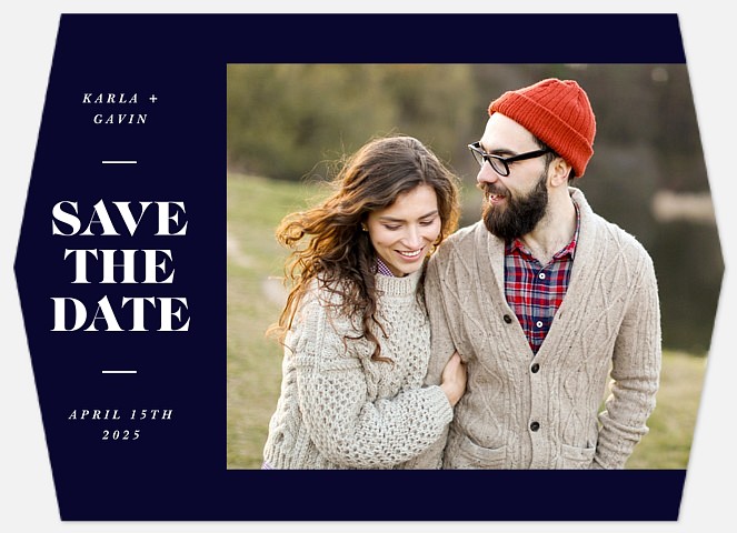 Time & Again Save the Date Photo Cards