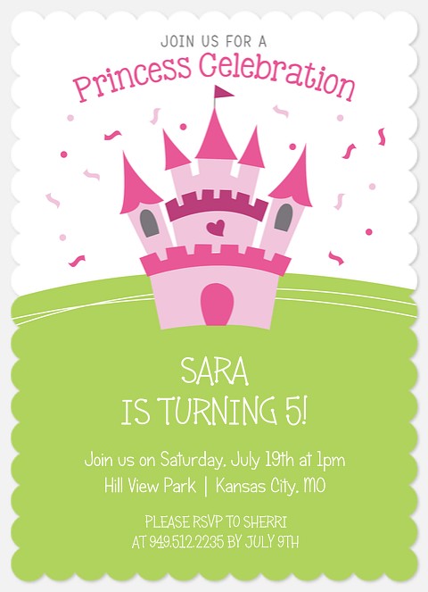 Royal Treatment Kids' Birthday Invitations