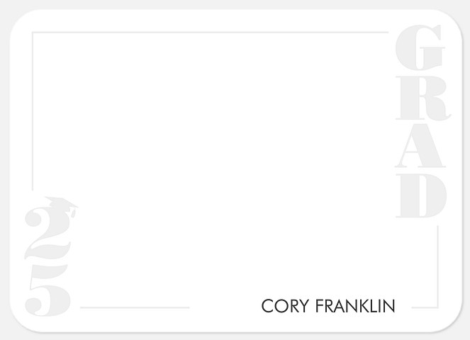 Big Bold Grad Thank You Cards 