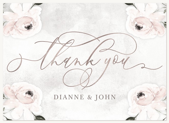 Soft Swirls Thank You Cards 