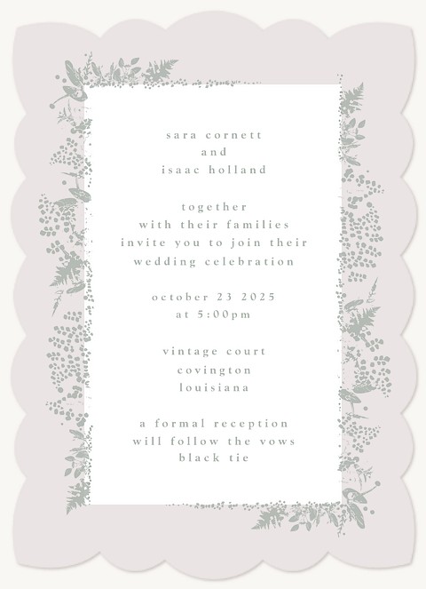 Simply Natural Wedding Invitations