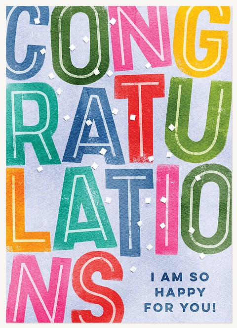 Big Congrats Greeting Cards
