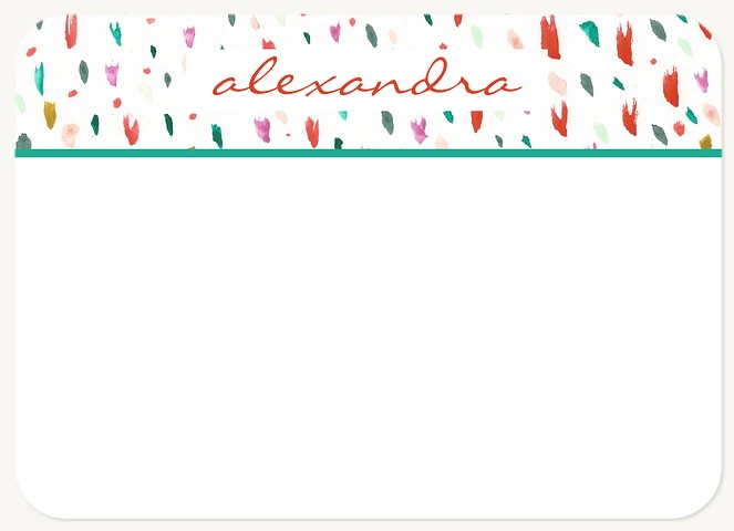 Speckled Paint  Stationery