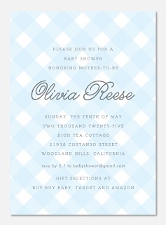 Gingham in the Spring 