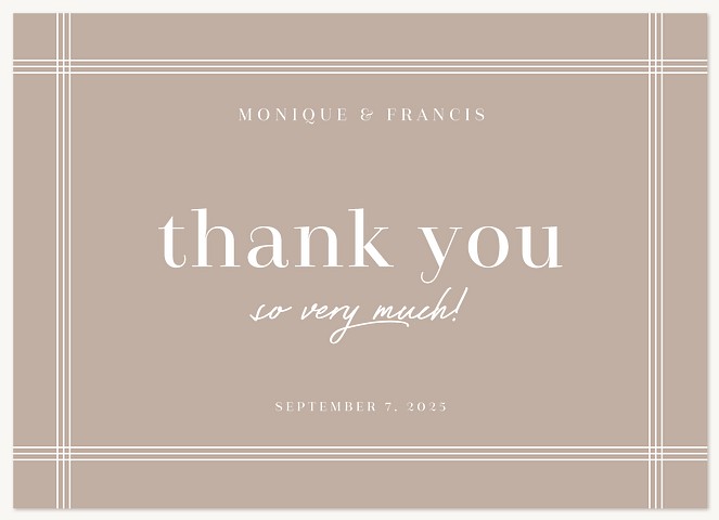 Sweet And Simple Thank You Cards 