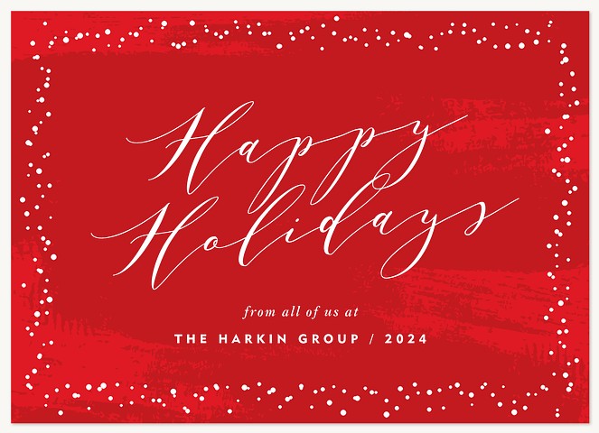 Painted Wishes Business Holiday Cards