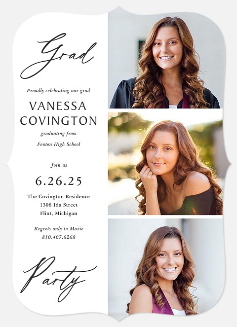 Classic Trio Graduation Cards