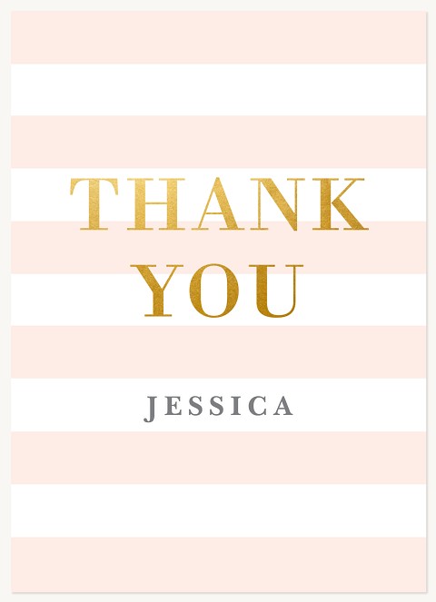 Preppy Shine Thank You Cards 