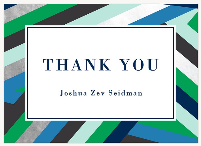 Bold Bands Thank You Cards 