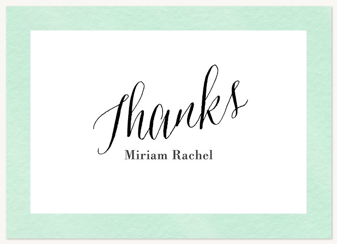 Painted Poise Thank You Cards 